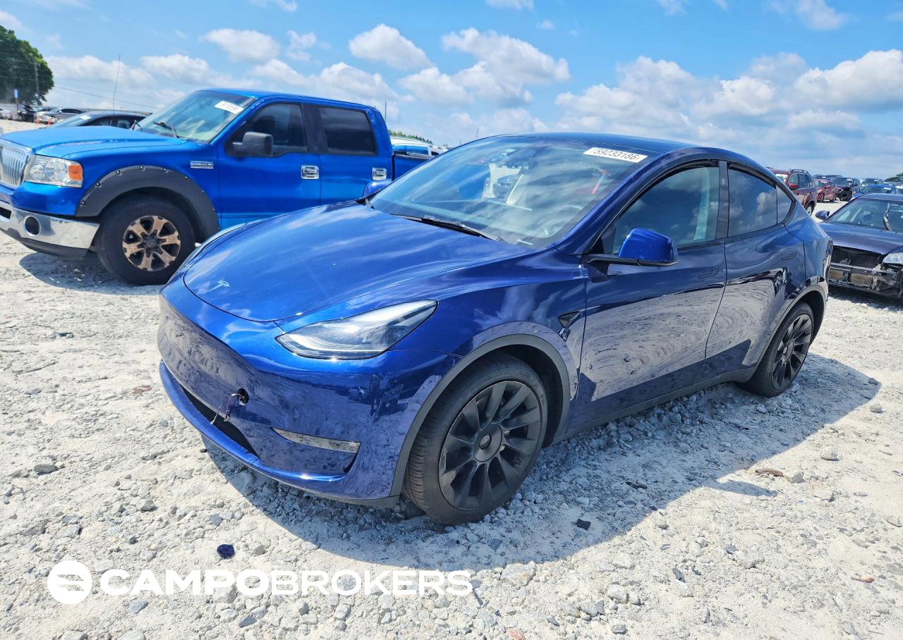 2023 Tesla Model Y, uszkodzenie: Bok, Copart lot 59233186