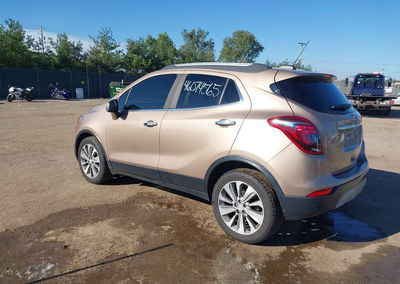 2019 Buick Encore Fwd Preferred, daño Trasero derecho, Iaai lote 46074565, foto 3 de 16