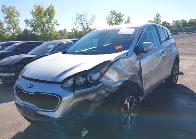 2021 Kia Sportage Lx, Left Front damage, Iaai lot 46182337, photo 6 of 16
