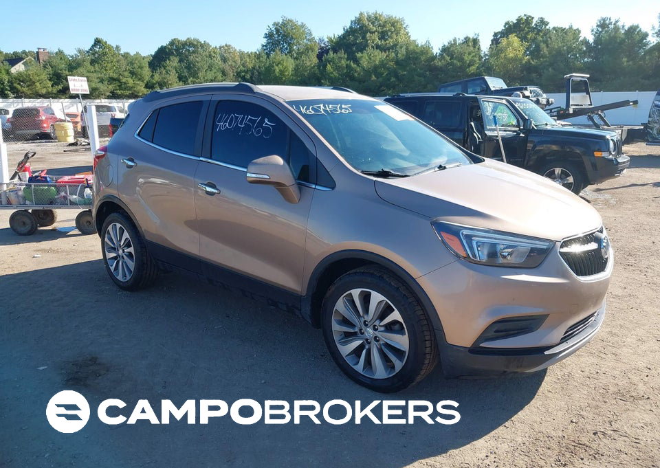 2019 Buick Encore Fwd Preferred, daño Trasero derecho, Iaai lote 46074565