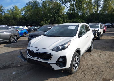 2021 Kia Sportage Lx, daño Theft, Iaai lote 46108490, foto 2 de 16