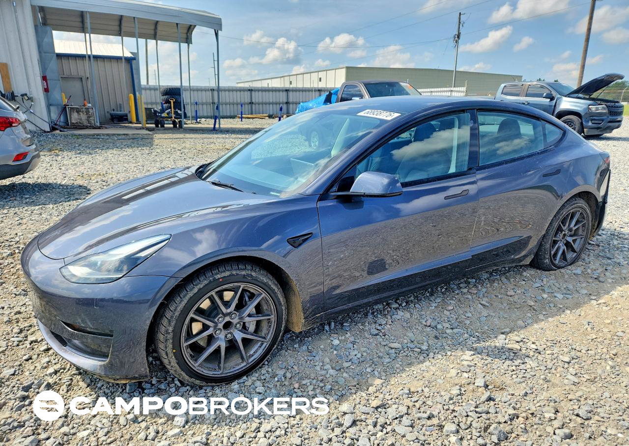 2023 Tesla Model 3, пошкодження: Задня частина, Copart лот 68938776