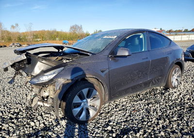 2021 Tesla Model Y, Front End damage, Copart lot 73542926