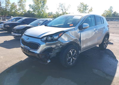 2021 Kia Sportage Lx, Left Front damage, Iaai lot 46182337, photo 2 of 16