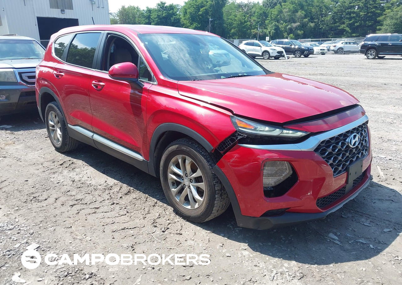 2019 Hyundai Santa Fe Se, daño Normal Wear & Tear, Iaai lote 45841295