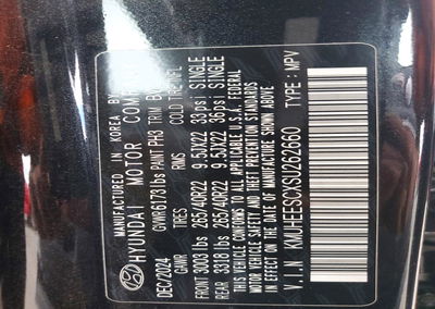 2025 Genesis Gv80 Prestige, uszkodzenie: Damage History, Copart lot 74688646, zdjęcie 13 z 13