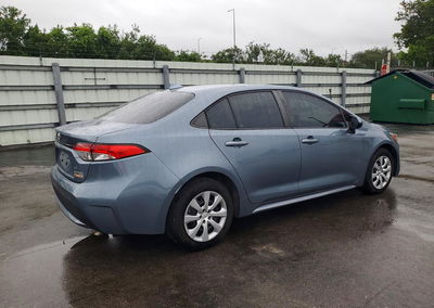 2020 Toyota Corolla Le, daño Lateral, Copart lote 69492066, foto 3 de 12
