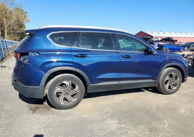 2021 Hyundai Santa Fe Sel, Rear End damage, Copart lot 73522766, photo 3 of 13
