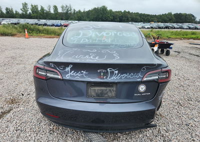 2021 Tesla Model 3, uszkodzenie: Tył, Copart lot 69881236, zdjęcie 6 z 12