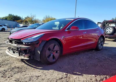 2019 Tesla Model 3, daño Frontal, Copart lote 74519816