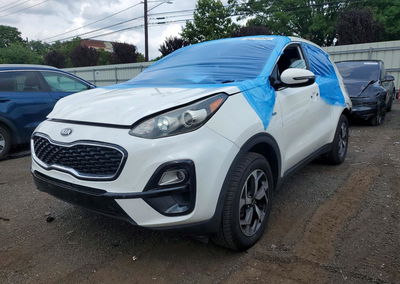 2020 Kia Sportage Lx, daño Frontal, Copart lote 62212656