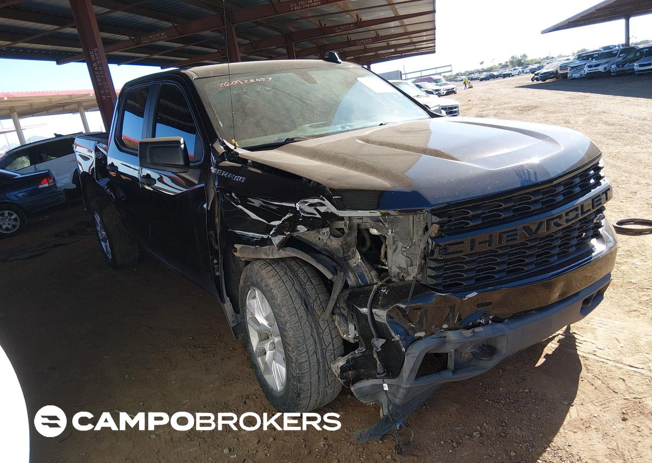 2020 Chevrolet Silverado 1500 2wd  Short Bed Custom, uszkodzenie: Left & Right Side, Iaai lot 46256257