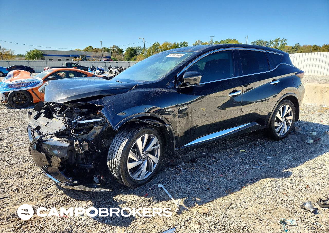 2021 Nissan Murano Sl, uszkodzenie: Przód, Copart lot 72042646