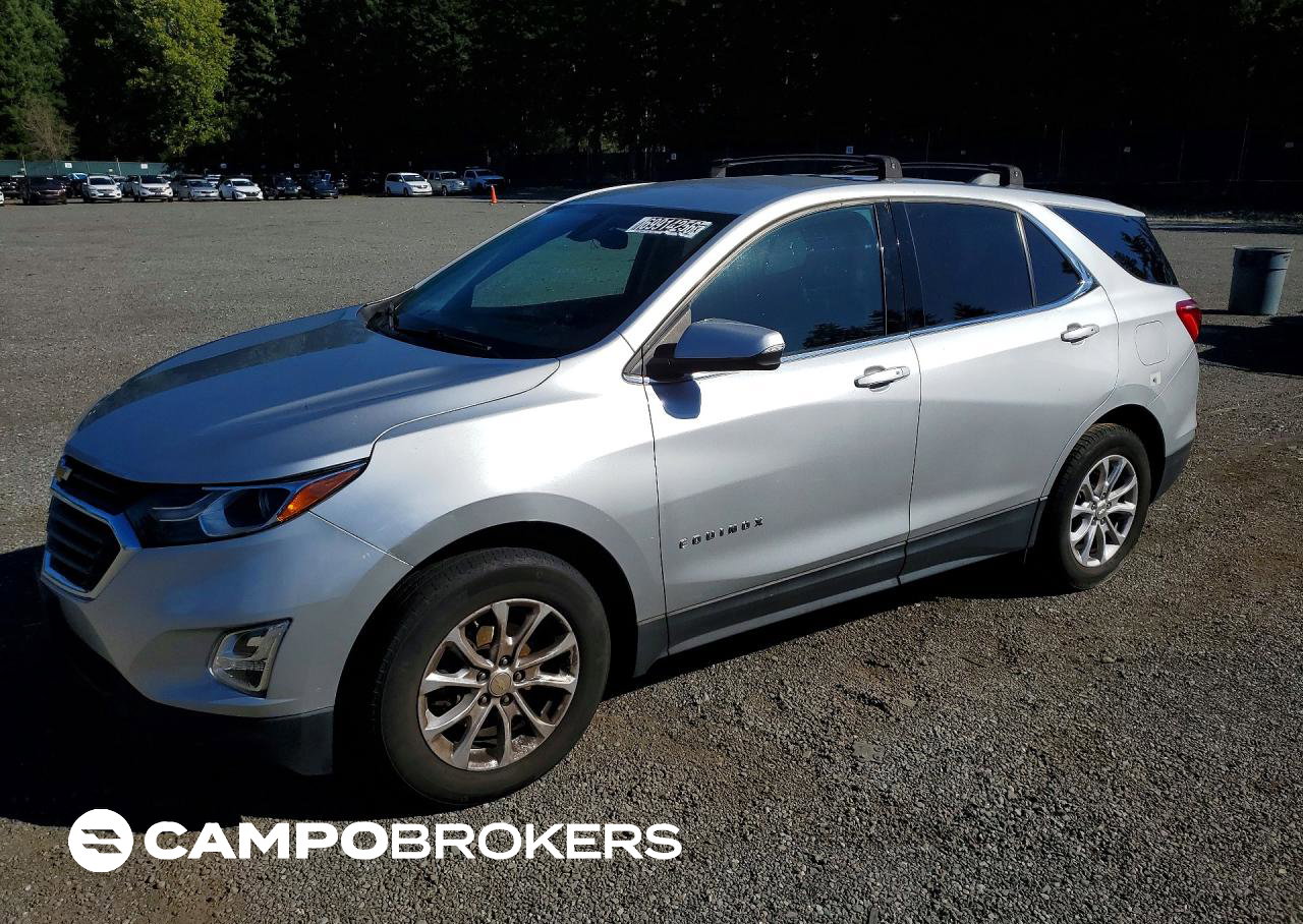 2019 Chevrolet Equinox Lt, Side damage, Copart lot 69914256