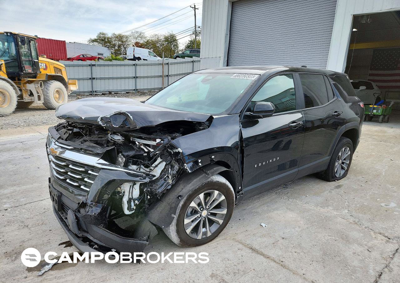 2025 Chevrolet Equinox Lt, Front End damage, Copart lot 72562636