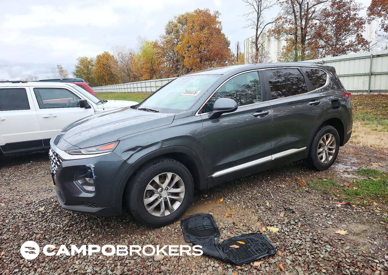 2020 Hyundai Santa Fe Se, uszkodzenie: Bok, Copart lot 73454476