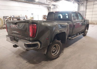 2022 Gmc Sierra 3500hd Slt, Rear damage, Iaai lot 44893100, photo 4 of 19