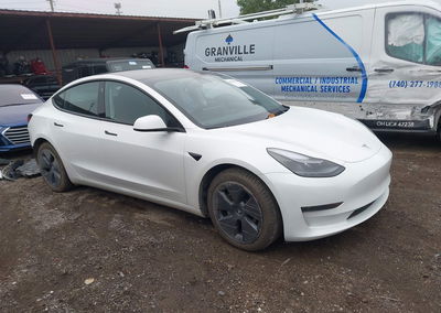 2023 Tesla Model 3 Rear-wheel Drive, daño Lateral izquierdo, Iaai lote 46285446