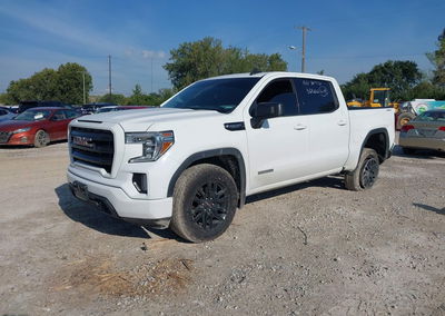 2020 Gmc Sierra 1500 4wd  Short Box Elevation, daño Trasero izquierdo, Iaai lote 46050122, foto 2 de 21
