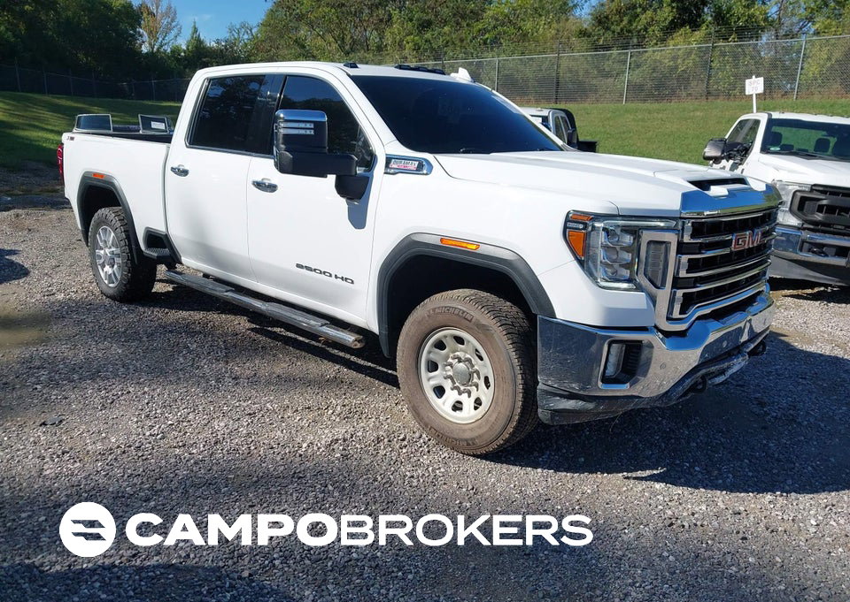 2021 Gmc Sierra 2500hd 4wd  Standard Bed Slt, daño Trasero, Iaai lote 46159539