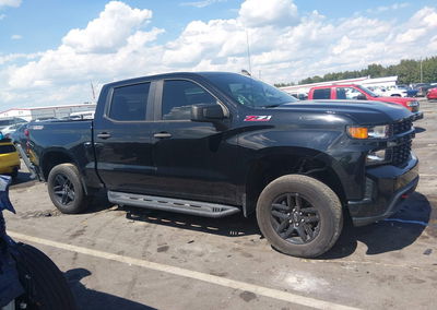 2021 Chevrolet Silverado 1500 4wd  Short Bed Custom Trail Boss, daño Trasero izquierdo, Iaai lote 46080315, foto 13 de 16