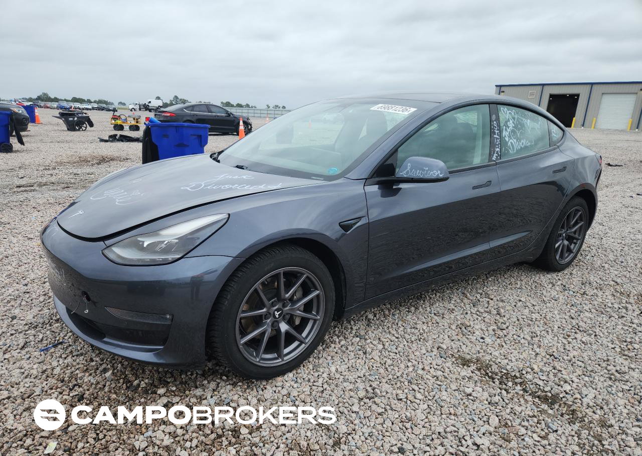2021 Tesla Model 3, uszkodzenie: Tył, Copart lot 69881236