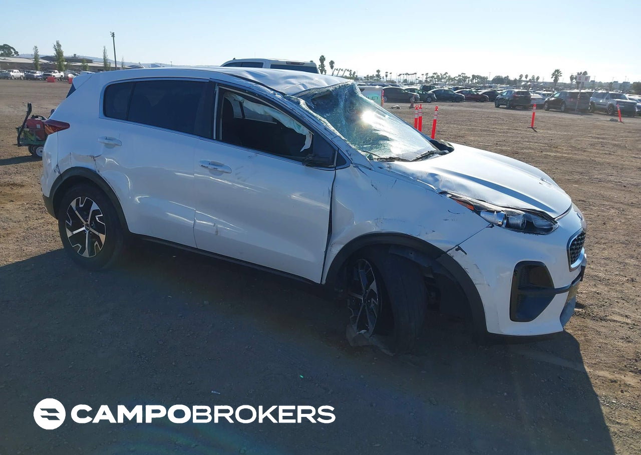 2021 Kia Sportage Lx, All Over damage, Iaai lot 46306064