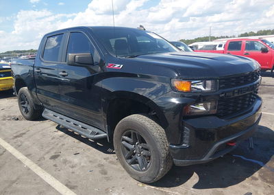 2021 Chevrolet Silverado 1500 4wd  Short Bed Custom Trail Boss, daño Trasero izquierdo, Iaai lote 46080315