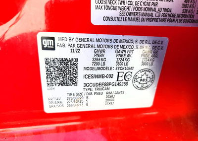 2023 Chevrolet Silverado K1500 Rst, Ao damage, Copart lot 70000236, photo 12 of 13