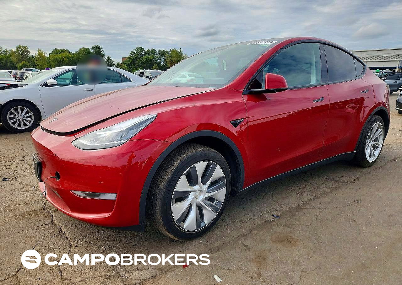 2023 Tesla Model Y, Water/Flood damage, Copart lot 69128076