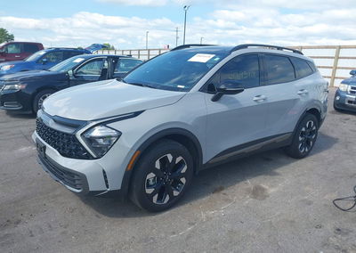 2023 Kia Sportage X-line, Right Side damage, Iaai lot 45693418, photo 2 of 18