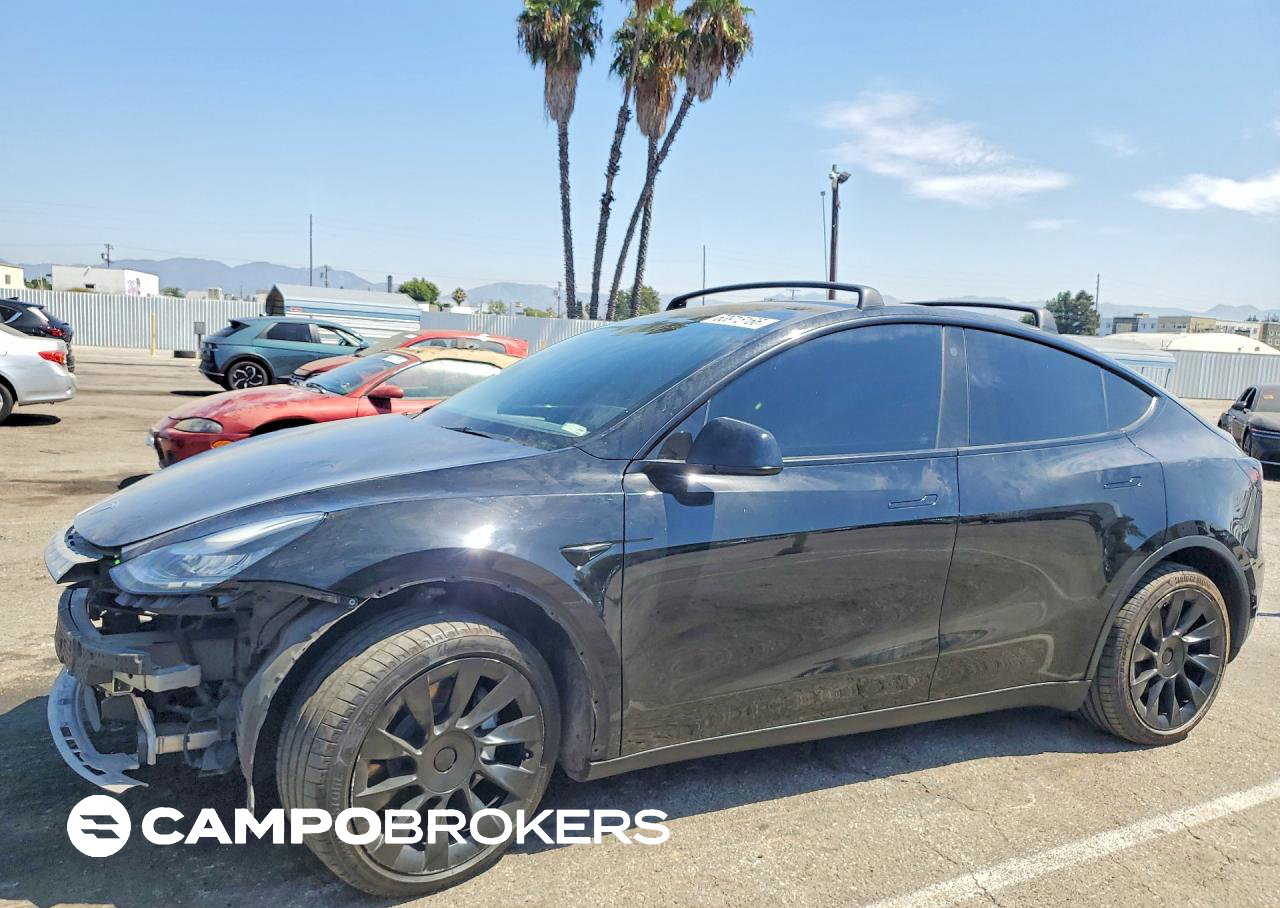 2021 Tesla Model Y, Front End damage, Copart lot 63915166