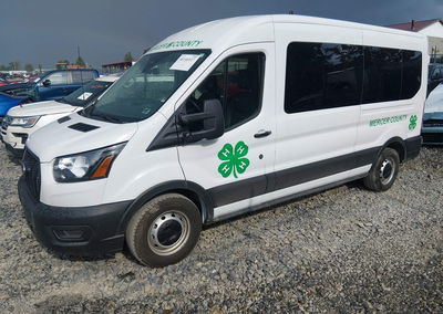 2024 Ford Transit-350 Passenger Van Xl, Fresh Water damage, Iaai lot 46146927, photo 2 of 11
