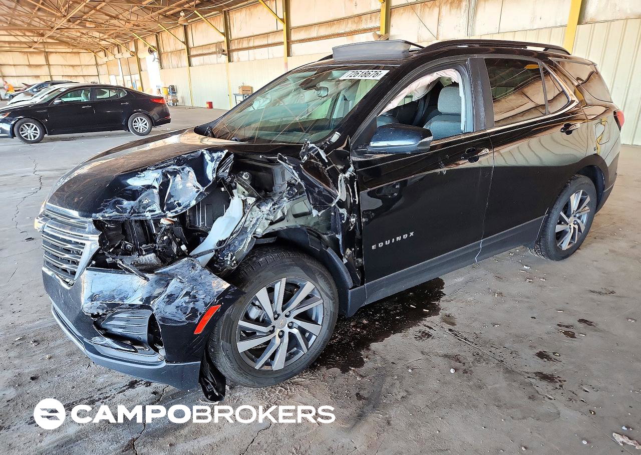 2022 Chevrolet Equinox Lt, uszkodzenie: Przód, Copart lot 72618676