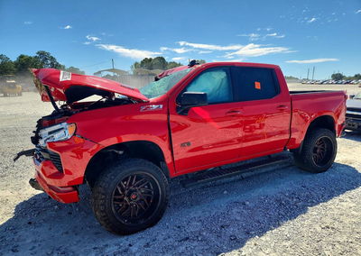 2023 Chevrolet Silverado K1500 Rst, Ao damage, Copart lot 70000236