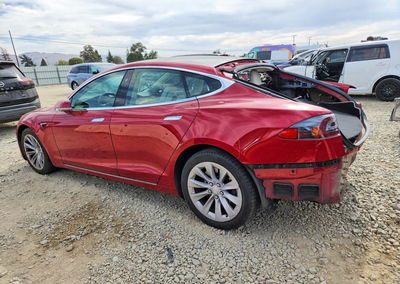 2019 Tesla Model S, daño Trasero, Copart lote 71626736, foto 2 de 13