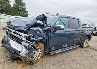 2021 Chevrolet Silverado K1500 Lt, Front End damage, Copart lot 68674486