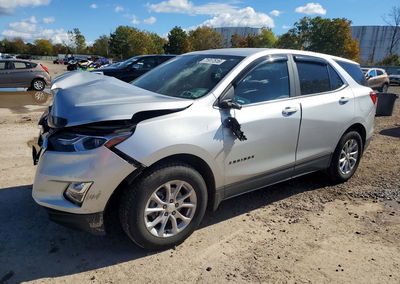 2021 Chevrolet Equinox Lt, Front End damage, Copart lot 71917516