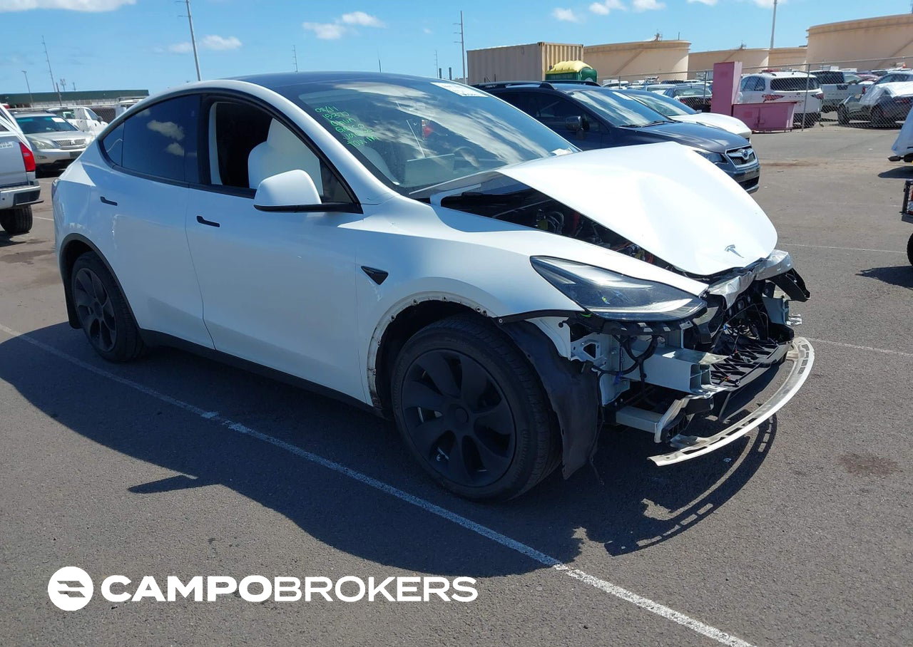 2023 Tesla Model Y Awd/long Range Dual Motor All-wheel Drive, uszkodzenie: Przód, Iaai lot 46430259