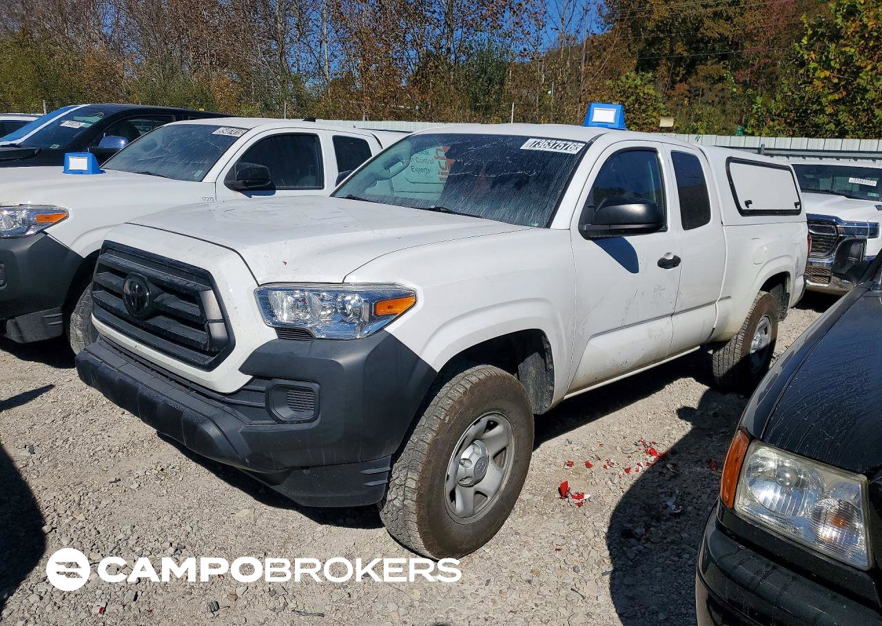 2022 Toyota Tacoma Sr, daño Abolladuras/rayones menores, Copart lote 73637576
