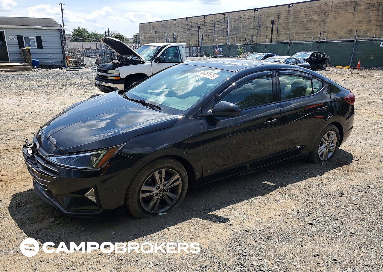 2019 Hyundai Elantra Value Edition, daño Frontal, Copart lote 66651816