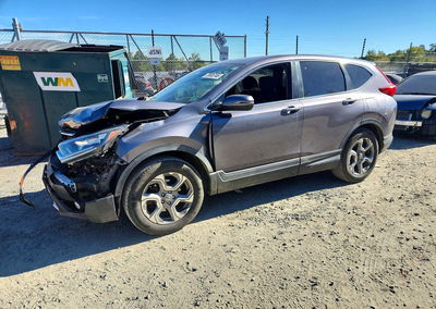 2019 Honda Cr-v Ex, daño Frontal, Copart lote 73805746