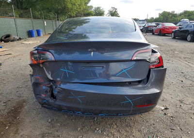 2023 Tesla Model 3, daño Trasero, Copart lote 68711336, foto 6 de 14