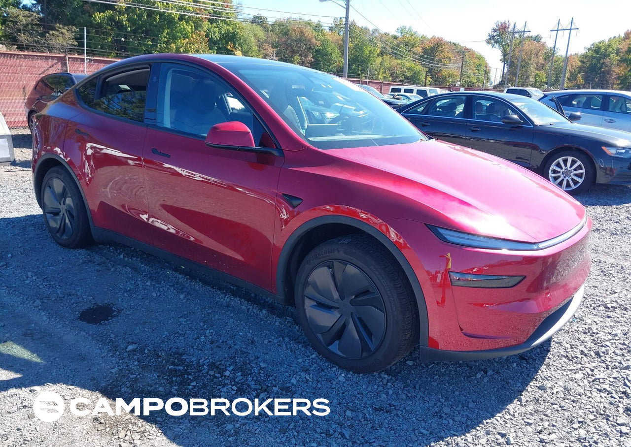 2026 Tesla Model Y All-wheel Drive/long Range Launch Series/premium All-wheel Drive, Left Side damage, Iaai lot 46290075
