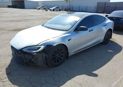 2019 Tesla Model S 100d/75d/long Range/standard Range, daño Frontal, Iaai lote 46349933, foto 2 de 21