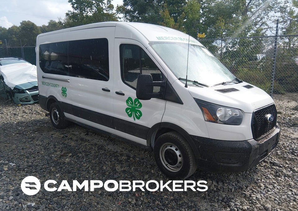 2024 Ford Transit-350 Passenger Van Xl, Fresh Water damage, Iaai lot 46146927