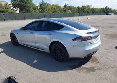 2019 Tesla Model S 100d/75d/long Range/standard Range, daño Frontal, Iaai lote 46349933, foto 3 de 21