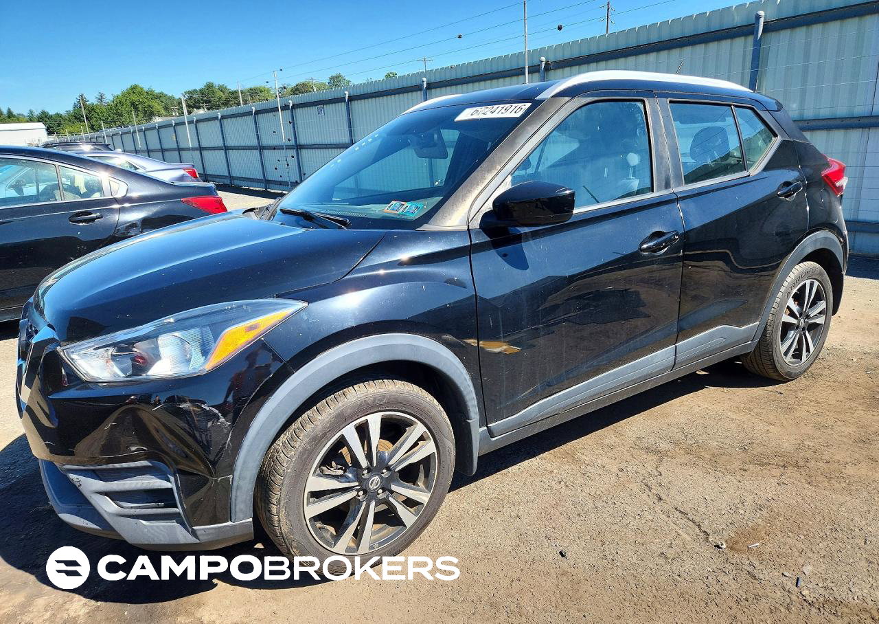 2019 Nissan Kicks Sv, пошкодження: Бік, Copart лот 67241916