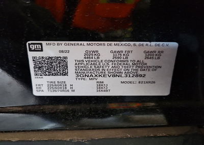 2022 Chevrolet Equinox Lt, uszkodzenie: Przód, Copart lot 72618676, zdjęcie 12 z 12