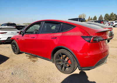 2022 Tesla Model Y, daño Frontal, Copart lote 74422446, foto 2 de 13
